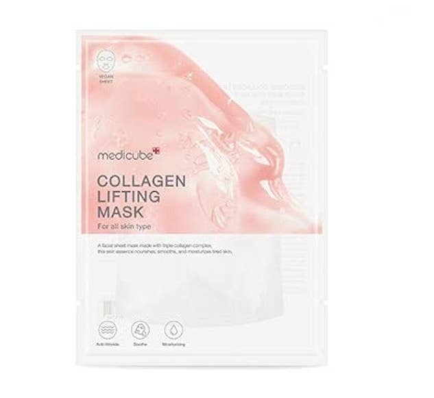 MEDICUBE Collagen Lifting Sheet Mask – K-beauty firming face mask for anti-ageing and elasticity