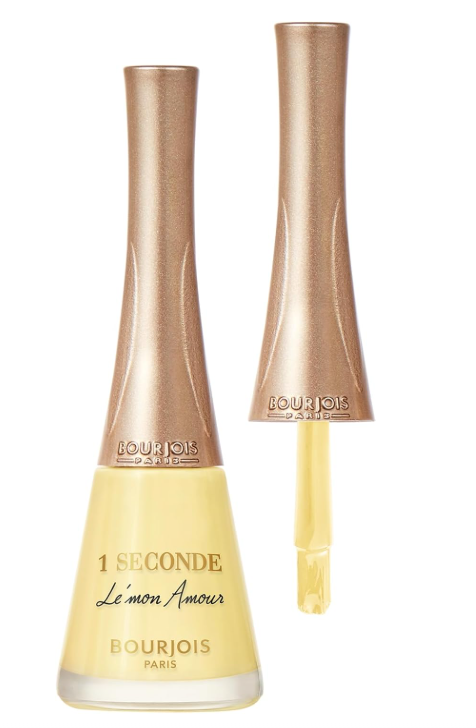 Bourjois 1 Seconde Nail Polish in Le'Mon Amour yellow 9ml – quick-dry nail colour