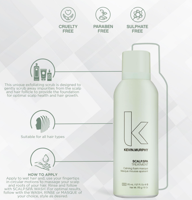 Kevin.Murphy Scalp.Spa Treatment Calming Foam Masque 170ml