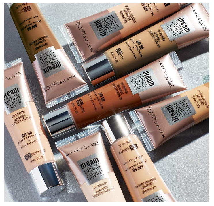 Maybelline Dream Urban Cover All-In-One Protective Foundation SPF 50