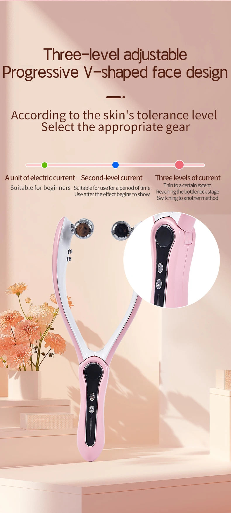 Y-Shape Facial Lift Massager